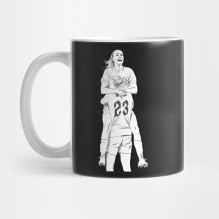 ella toone and alessia russo england Mug